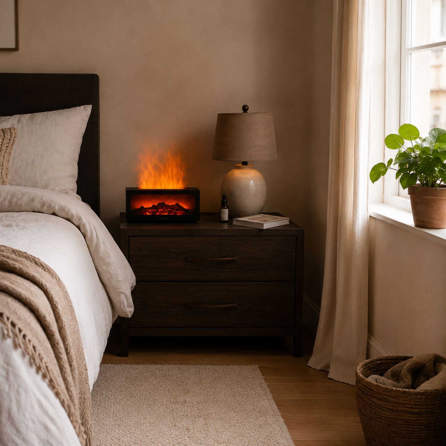 Cove Ember™ | Difusor de aromaterapia con efecto chimenea