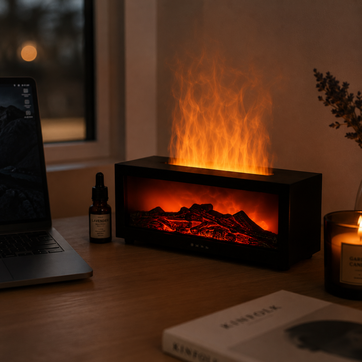 Cove Ember™ | Difusor de aromaterapia con efecto chimenea